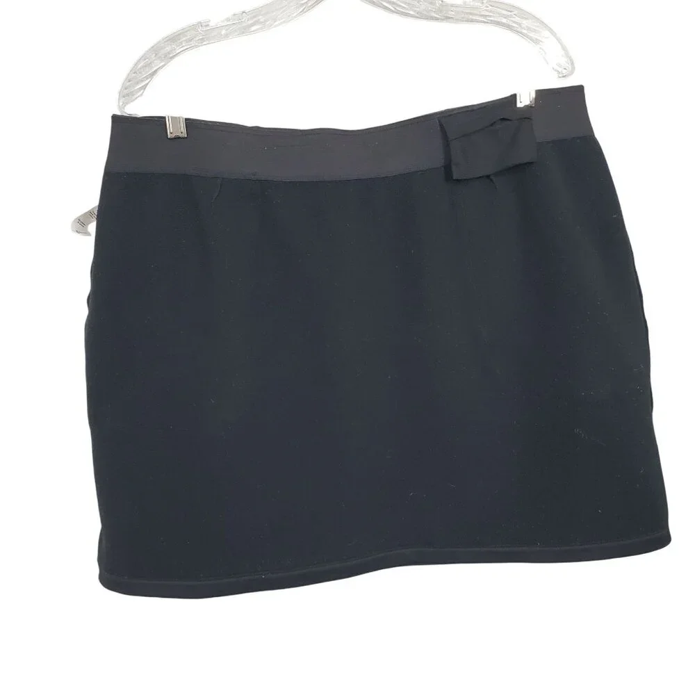 Athleta Size 2X Skirt Fleece Lined Tennis Golf Activewear Scuba Tech Stretch - Picture 5 of 9